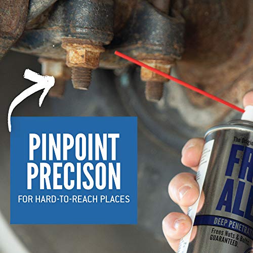 Free All Rust Eater Deep Penetrating Oil, Loosen Rusty Nuts & Bolts, Screws, Clamps, Pipes, 1.5 oz. Aerosol