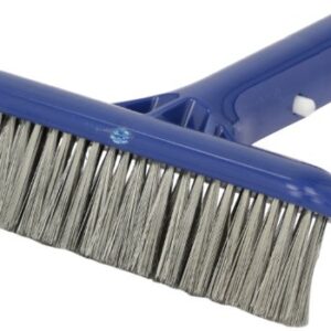 Pentair R500012 410 Molded Back Stainless Steel Algae Brush for Plaster, Concrete and Gunite Pools, 6-Inch