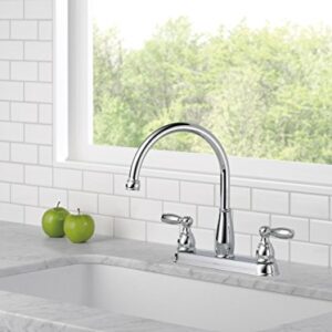 Delta Faucet 21987LF Two Handle Kitchen Faucet, Chrome