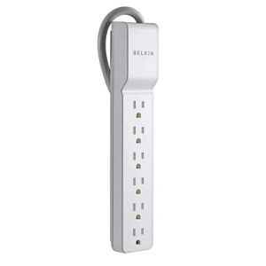 Belkin BE106000-2.5 6-Outlet Home/Office Surge Protector (2.5ft Cord)