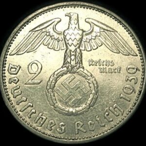 1936-1939 Silver 2 Reichsmark