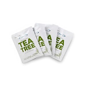 The Eye Doctor Tea Tree Eyelid Wipes - 20x Cleansing Lid Wipes for Dry Eye Blepharitis MGD and Demodex Treatment - Tea Tree, Coconut & Argan Oil