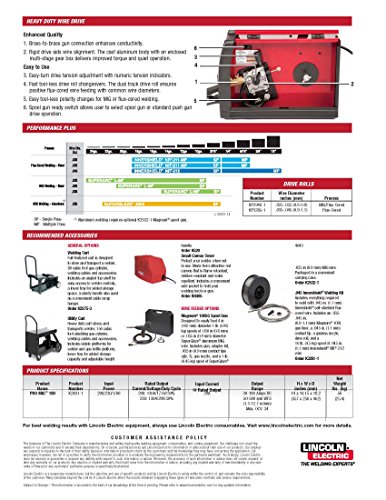 Lincoln Electric PRO-MIG 180 Welder 230-Volt MIG Flux-Cored Wire Feed Model K2481-1