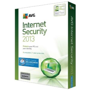 avg internet security + pc tune up 2013 - 3 users 1 year