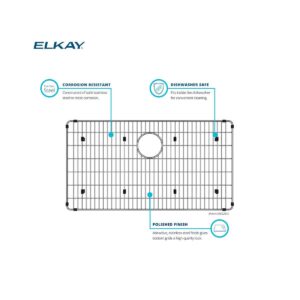 Elkay LKWOBG2416SS Stainless Steel Bottom Grid , Silver