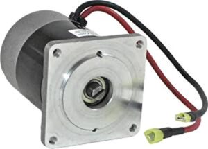 discount starter & alternator 12 volt salt spreader motor compatible with/replacement for salt dogg spinner auger motor assembly 3012431 3006833mo 3006832, 3006833, 3009995, 3019085, 10766
