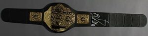 shawn michaels signed wwe world championship kids title belt psa/dna autograph - autographed wrestling robes, trunks and belts