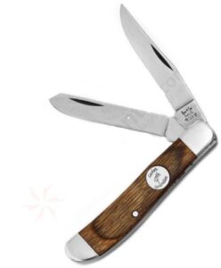 bear & son cutlery c207 heritage walnut mini trapper knife, 3 1/2", brown