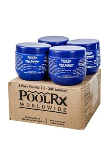 poolrx booster minerals for pool, 7500 to 20000 gallons,4 pack