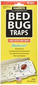 p f harris irresistible lure bed bug traps, 4 traps