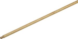 sparta flo-pac threaded mop handle, broom handle with wood handle for cleaning, 60 inches, tan, (pack of 12)