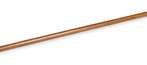 SPARTA Flo-Pac Tapered Mop Handle, Broom Handle with Wood Handle for Cleaning, 61.1 X 1.1 Inches, Tan, (Pack of 12)