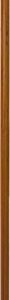 SPARTA Flo-Pac Tapered Mop Handle, Broom Handle with Wood Handle for Cleaning, 61.1 X 1.1 Inches, Tan, (Pack of 12)