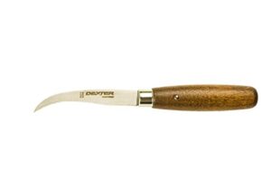 dexter-russell 3.375-inch curved point shoe knife,brown,x1y