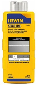 irwin strait line 64904 8 oz white chalk refills