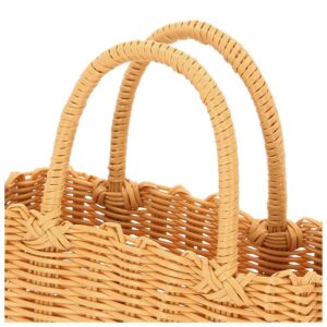 Murataya 9984 P.P Plastic Basket Bag, Red