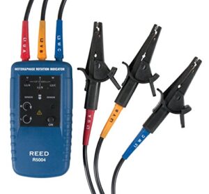 reed instruments r5004 motor rotation and 3-phase tester