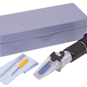 REED Instruments R9600 Salinity Refractometer, 0-28% with ATC, +/-0.2% Accuracy