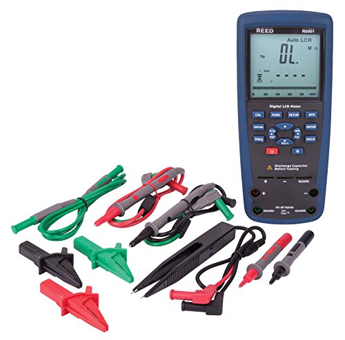 REED Instruments R5001 Passive Component LCR Meter, +/-1.5% Accuracy