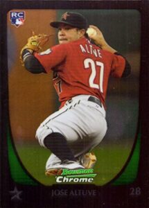 2011 bowman chrome draft baseball #11 jose altuve rookie card