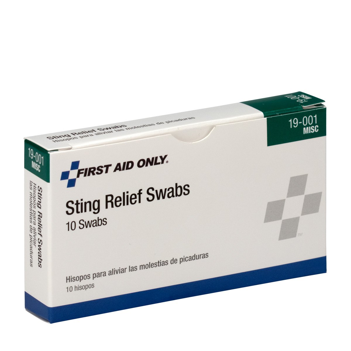 First Aid Only 19-001 Sting Relief Swabs, 10 Count