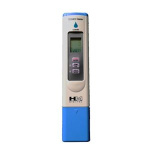 hm digital com-80 electrical conductivity (ec) and total dissolved solids hydro tester, 0-5000 ppm tds range, 1 ppm resolution, 2% readout accuracy