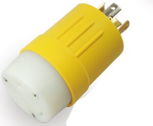 conntek rv generator adapter l14-30p 30a 125/250v locking plug to rv 30a female connector