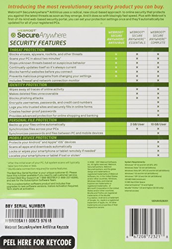 Webroot Secureanywhere Antivirus 2012
