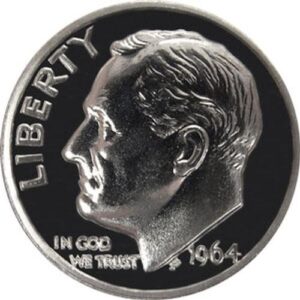 1964 p silver gem proof roosevelt dime us coin