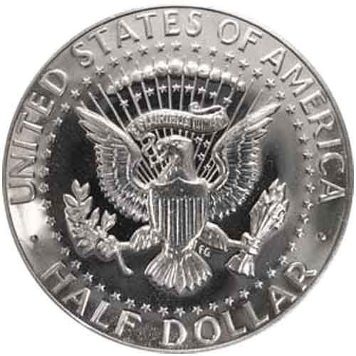 1969 S SILVER Gem Proof Kennedy Half Dollar US Coin
