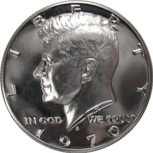 1970 s silver gem proof kennedy half dollar us coin