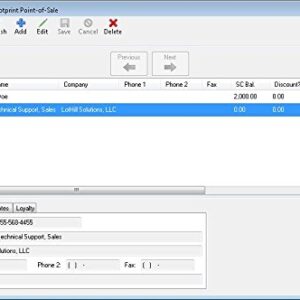 Professional POS Software and Inventory Control, No Monthly Fees, Free Support & Updates - CashFootprint Retail Point of Sale Software by LotHill Solutions - Professional Edition