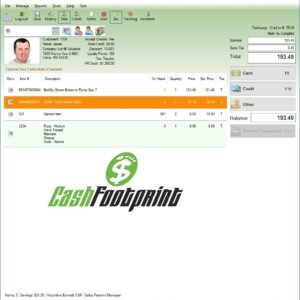 Professional POS Software and Inventory Control, No Monthly Fees, Free Support & Updates - CashFootprint Retail Point of Sale Software by LotHill Solutions - Professional Edition