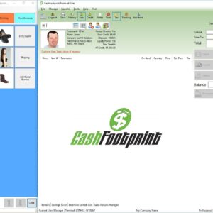 Professional POS Software and Inventory Control, No Monthly Fees, Free Support & Updates - CashFootprint Retail Point of Sale Software by LotHill Solutions - Professional Edition