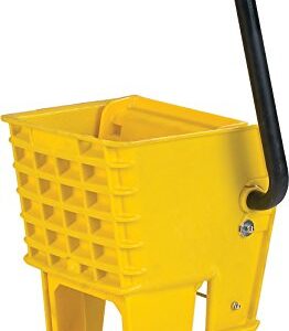 Carlisle FoodService Products 36908W04 Side Press Wringer, 15" Length x 11" Width x 9.88" Height, Yellow, For 26 qt and 35 qt Mop Bucket