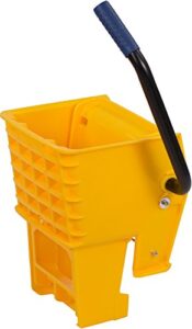 carlisle foodservice products 36908w04 side press wringer, 15" length x 11" width x 9.88" height, yellow, for 26 qt and 35 qt mop bucket