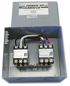 esco es50m-65n automatic transfer switch from power cord to generator 3 pole n.o. 240 vac 50amps/pole