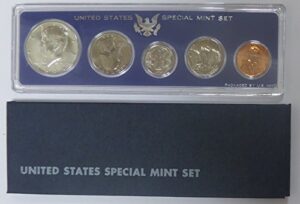 1966 - special mint set 5 coins-40% silver half dollar uncirculated