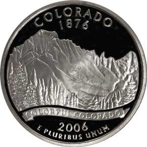 2006 Colorado S Gem Proof State Quarter US Coin