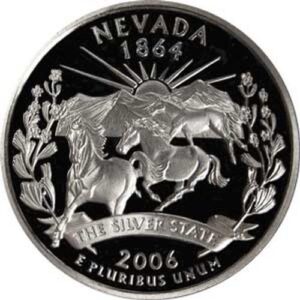 2006 nevada s gem proof state quarter us coin