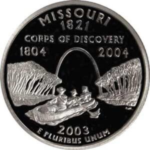 2003 missouri s gem proof state quarter us coin
