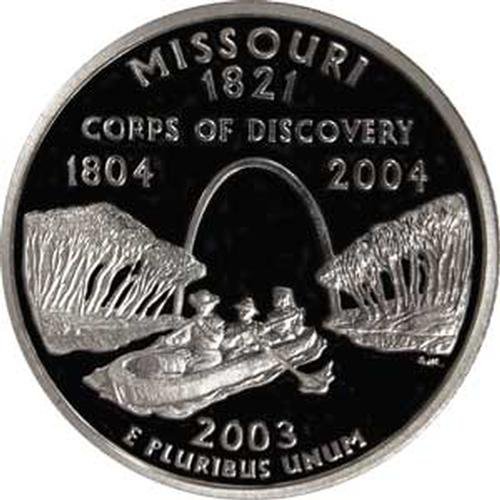 2003 Missouri S Gem Proof State Quarter US Coin