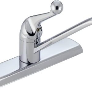 Delta Faucet 120LF Classic, Single Handle Kitchen Faucet, Chrome,8.00 x 10.50 x 8.00 inches
