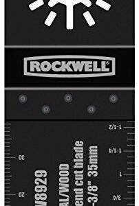 Rockwell RW8981K Sonicrafter Oscillating Multitool End Cut Blades with Universal Fit System, 6-Pack