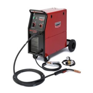 century 255 flux-cored/mig wire-feed welder, 30-255 amp output, 230v input