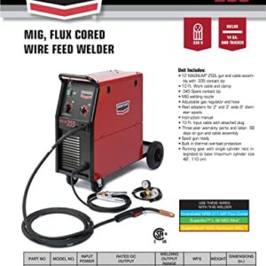 Century 255 Flux-Cored/MIG Wire-Feed Welder, 30-255 amp Output, 230V Input