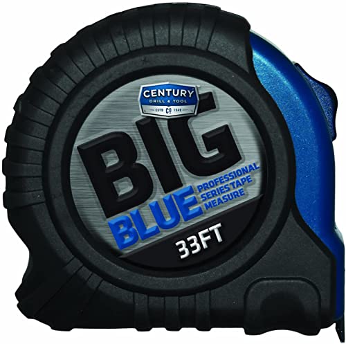 Century Drill & Tool 72833 Big Blue Tape Measure, 33-Foot