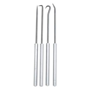 ullman - ph-4 ph 4 hook and pick set - high carbon polished steel hand tools with aluminum handles. workshop tools