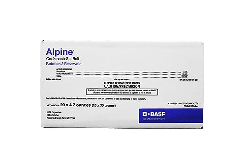 BASF - 791900 - Alpine Rotation 2 - Cockroach Gel Bait - 1 Box (4x30 Gram) Syringes, 1.05 Ounce (Pack of 4)