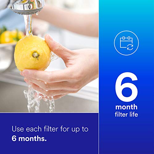 Filtrete Standard Capacity Whole House Grooved Water Filter, 5 Microns, Universal Filter, Sump Style Drop-In Filter, 2-Filters (4WH-STDGR-F02)